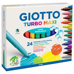 pennarelli giotto turbo maxi 24 colori